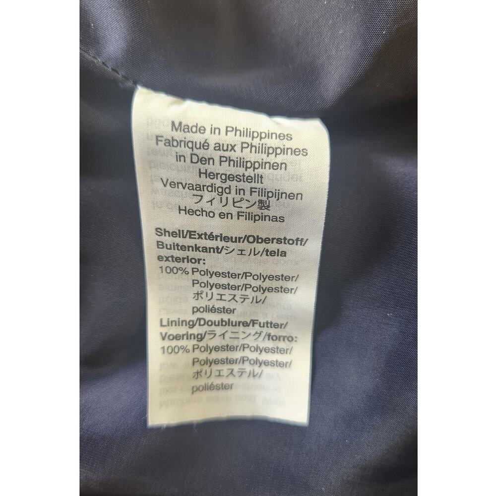 J Crew Heart Print Pleated Novy Blue Red Crepe Skirt Women Size 10 Like NEW - Picture 5 of 7